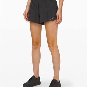 Luluemon Women's Black Athletic Shorts Size 6 Low Rise 2.5”